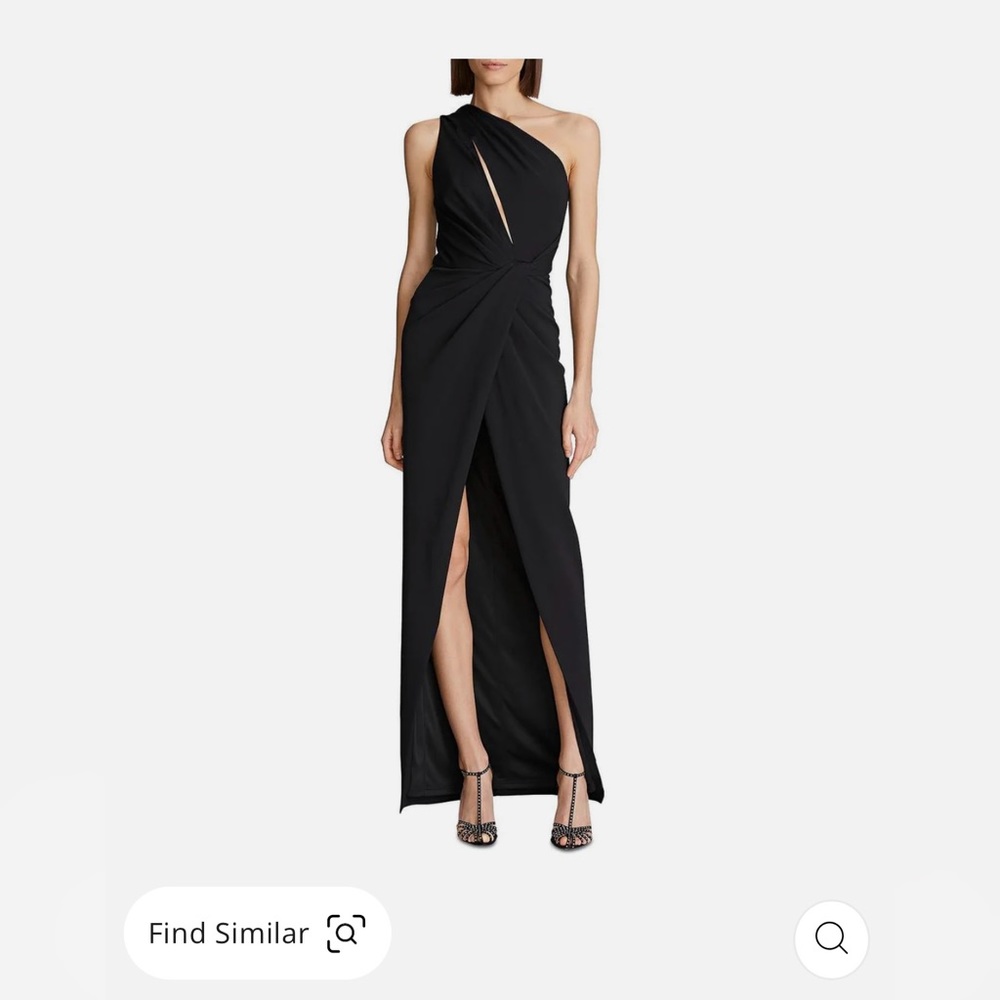 Halston Black Gown - LIKE NEW! Offers welcome